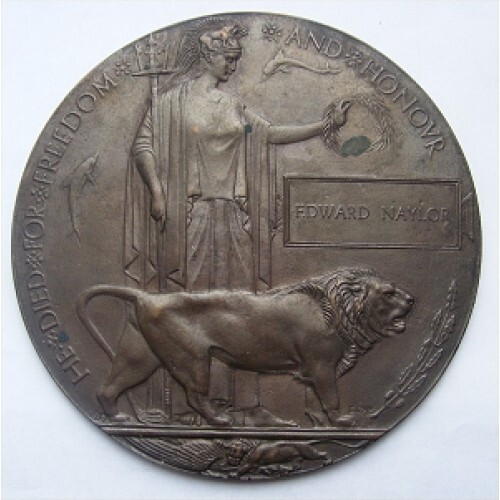 Ww1 death penny - ww1, plaque