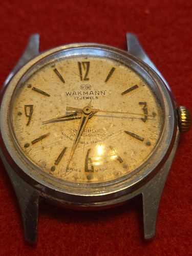 Vintage wakmann wristwatch - vintage,