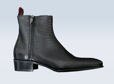 Jeffery-West Italian MAINLINE Anderson 'NITRATE' Snake Print zip Boot RRP £485