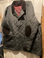 Guinness Mens Jacket Quilted Button Through Size 4XL Polyester by Cotton traders