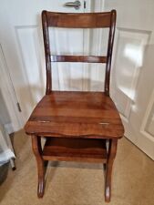 Mahogany Library Chair Steps