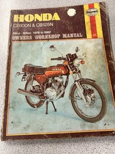 Haynes Manual Honda Cb100n &