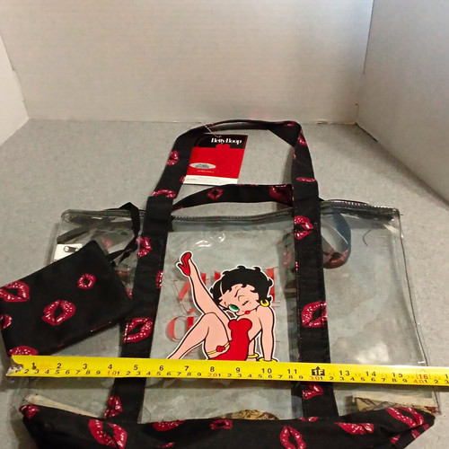 Betty boop clear tote - betty,