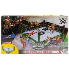 WWE Wrestlemania Bloodline Rules Wrestling Ring + The Rock Roman Reigns BNIB