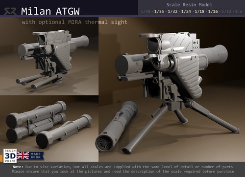 Milan missile system with mira - system,