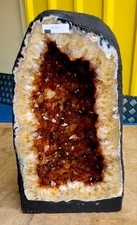 STUNNING CITRINE Geode Cave
