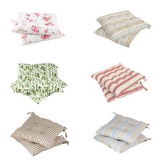 Seat Pads Dining Room Garden Indoor Outdoor Waterproof Tie On Chair Cushions