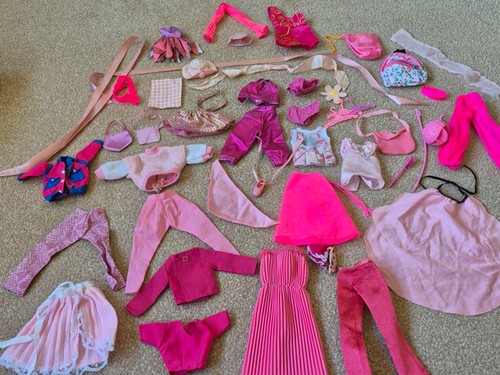 Vintage pink doll - vintage,