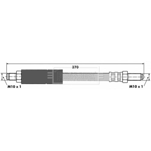 Brake hose for - hose, sierra