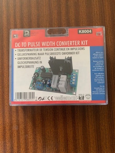 Velleman kit pulse width - velleman,
