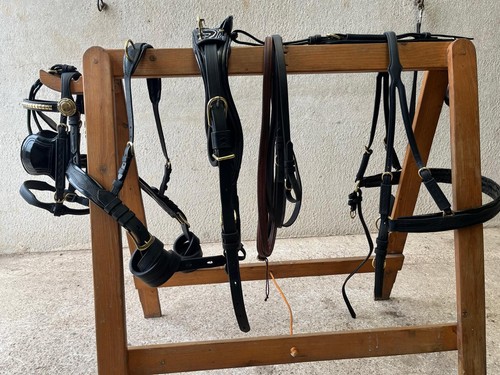 English leather pony driving - leather,
