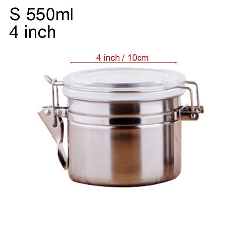 1pcs airtight stainless steel - stainless,
