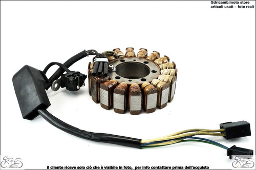 Magneto stator with - magneto,