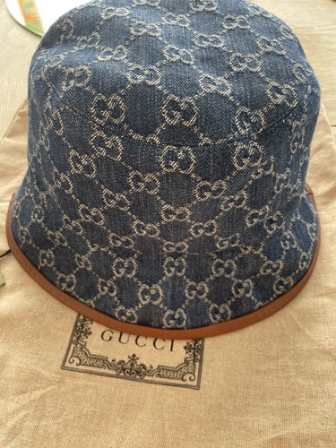 Gucci denim bucket - gucci, hat