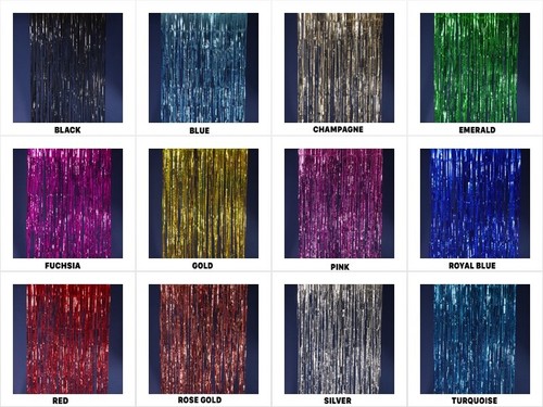 Foil backdrop 10 ft - foil,