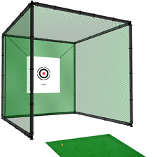 Hillman PGM 3m Heavy Duty Golf Practice Cage and Large Practice Mat Package