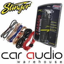 Stinger 2 Farad 2000 Watts Car Amp Amplifier Digital Power Cap Capacitor Amp Kit