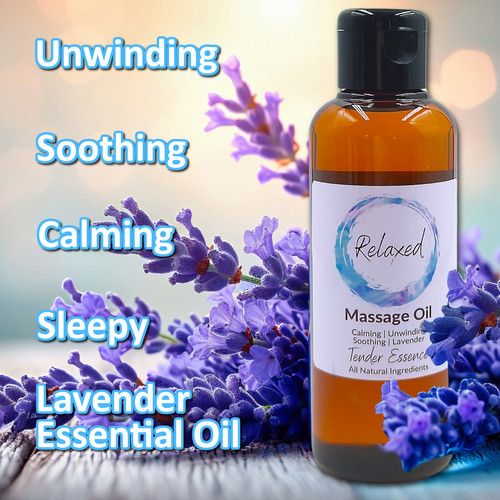 Relaxed lavender massage oil - massage,