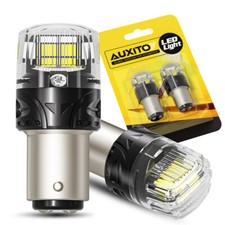 AUXITO 1157 LED Tail Brake Stop Reverse Parking Turn Signal DRL Light Bulb White