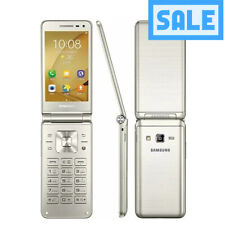 Original Samsung Galaxy Folder SM-G1600 Dual SIM 4G LTE Flip SmartPhone Unlocked