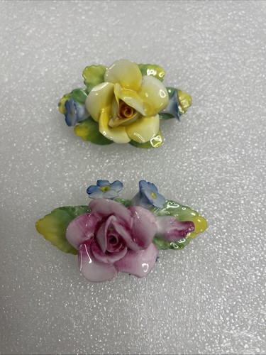 Vtg artone yellow pink rose - artone,