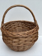 Vintage Wicker Woven Round