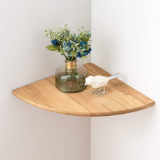 Wood Corner Shelf Floating