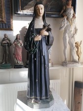 Antique Chalk Religious Statue