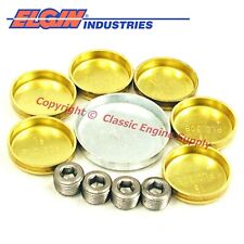 New EP117BR Elgin Brass Freeze Plug Set AMC Jeep 290 304 343 360 390 401