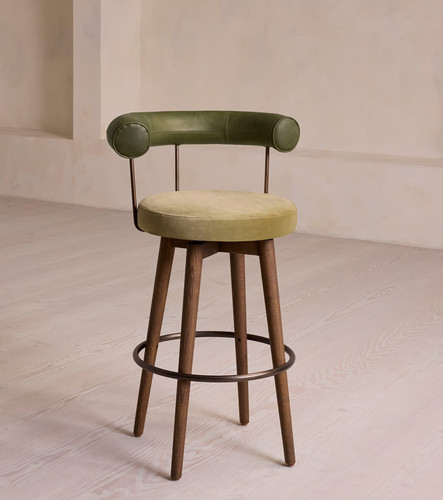 Calvert barstool leather - calvert,