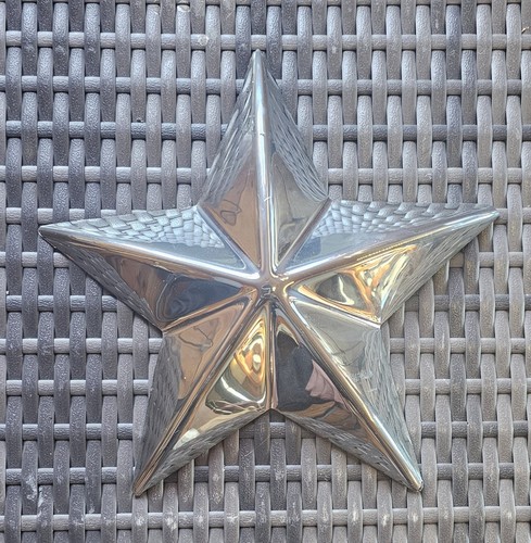 Chrome finish pvc - 9", star
