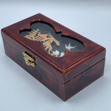 Red Wooden Lacquered Oriental