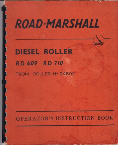 Road marshall diesel roller - road,