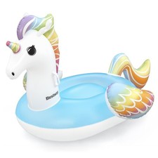 Bestway Inflatable Unicorn for Kids, Giant Inflatable Ride-On for Swimming Pool