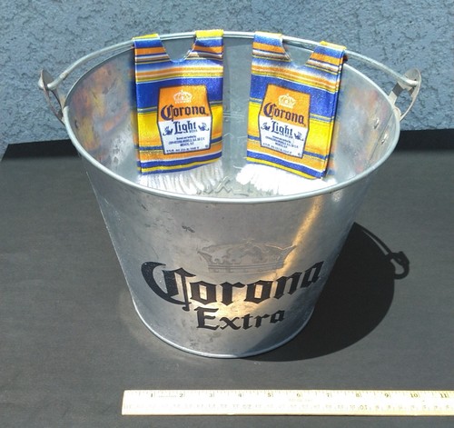 Corona extra metal ice bucket - metal,