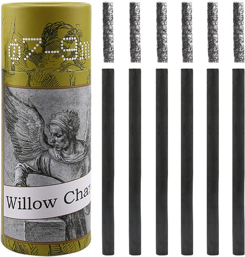 Willow charcoal sticks - charcoal,