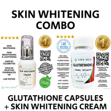 SKIN WHITENING CREAM GLUTATHIONE SKIN WHITENING CAPSULES FACE WHITENING CREAM