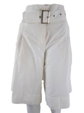 LISA CAMPIONE NEW YORK Womens Szorty Biały Bawełna 12/14 (40)