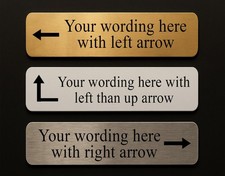 ARROW DOOR WALL  DIRECTION