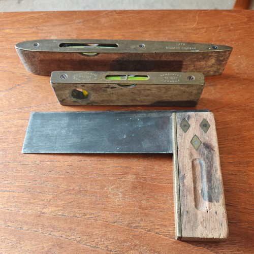 Vintage brass hardwood j - vintage,