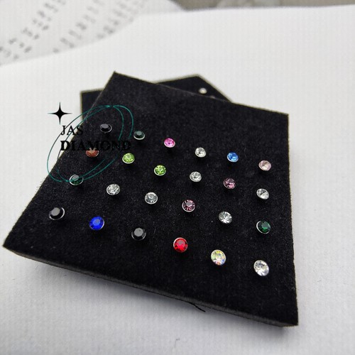 Silver nose stud straight - nose,