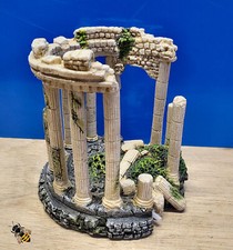 Aquarium Ornament Ancient Ruins Air Bubbler Decoration Fish Tank Roman Columns