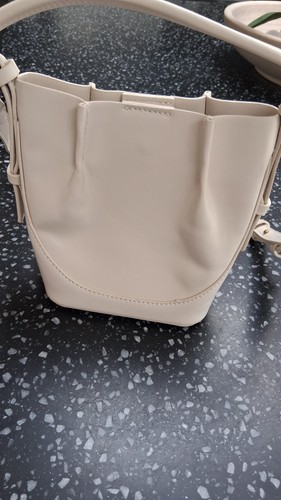 Small ivory leather zara - small,