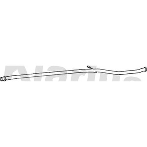 Centre exhaust pipe - centre, for