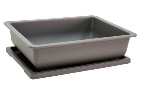 Plastic bonsai pots - plastic, with