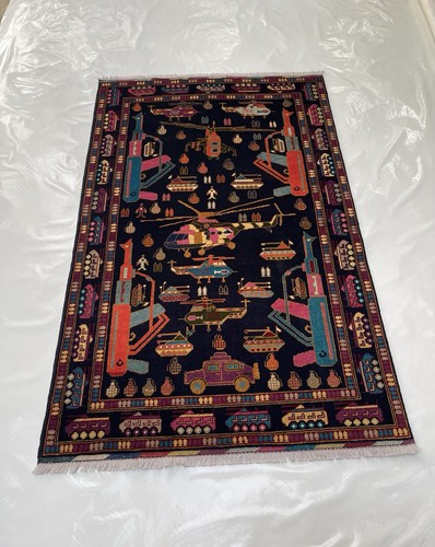 686 war rug - afghan,