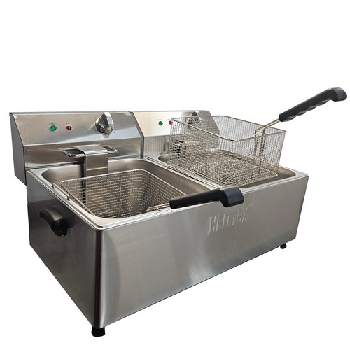 Electric fryer double tank - double,