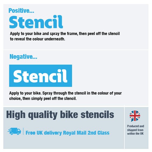 Orange bike decals - bike,