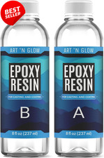 Epoxy Resin Crystal Clear Casting Coating 16oz Kit Bubble Free Art Crafts US