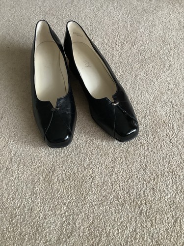 Equity black leather shoes - equity,